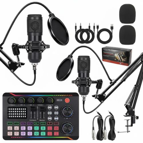 Dual Microphone Podcast & LiveStreaming Kit