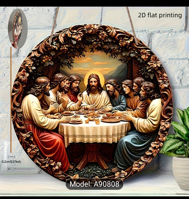 The Last Supper Acrylic Wall Decor (2D Flat Printing)