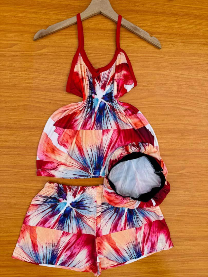 Women’s 3- Piece Floral Nightwear 