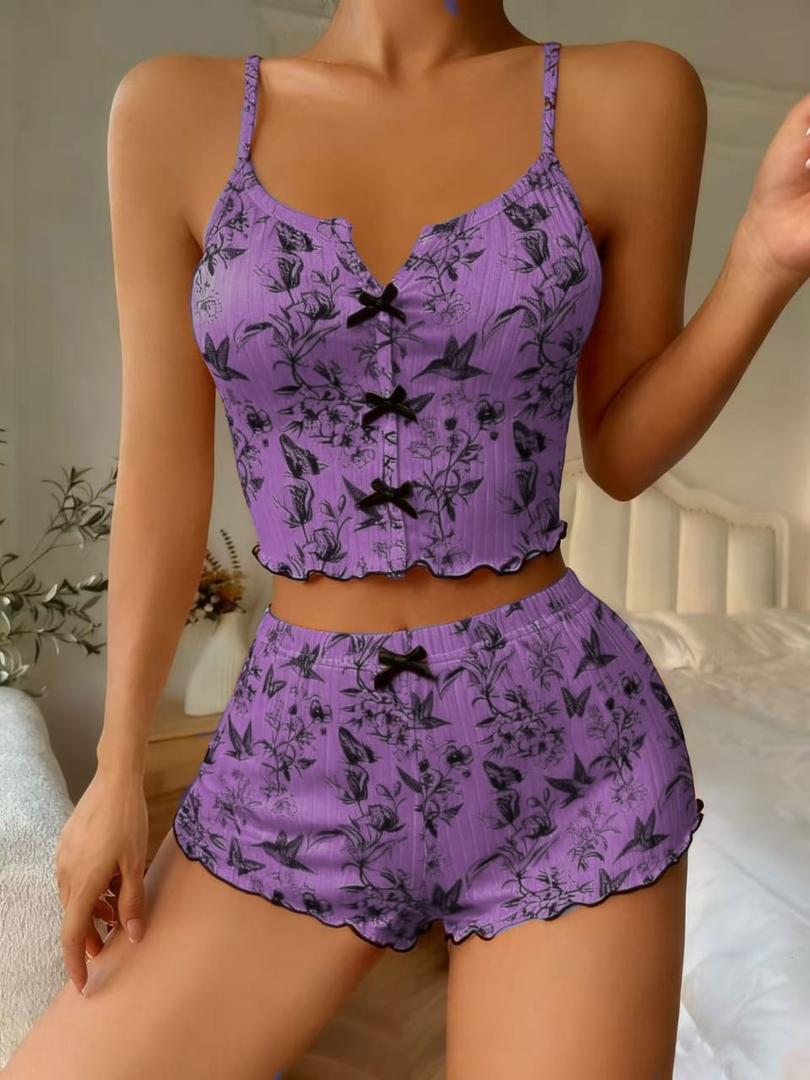 Stunning Floral Pajama Set