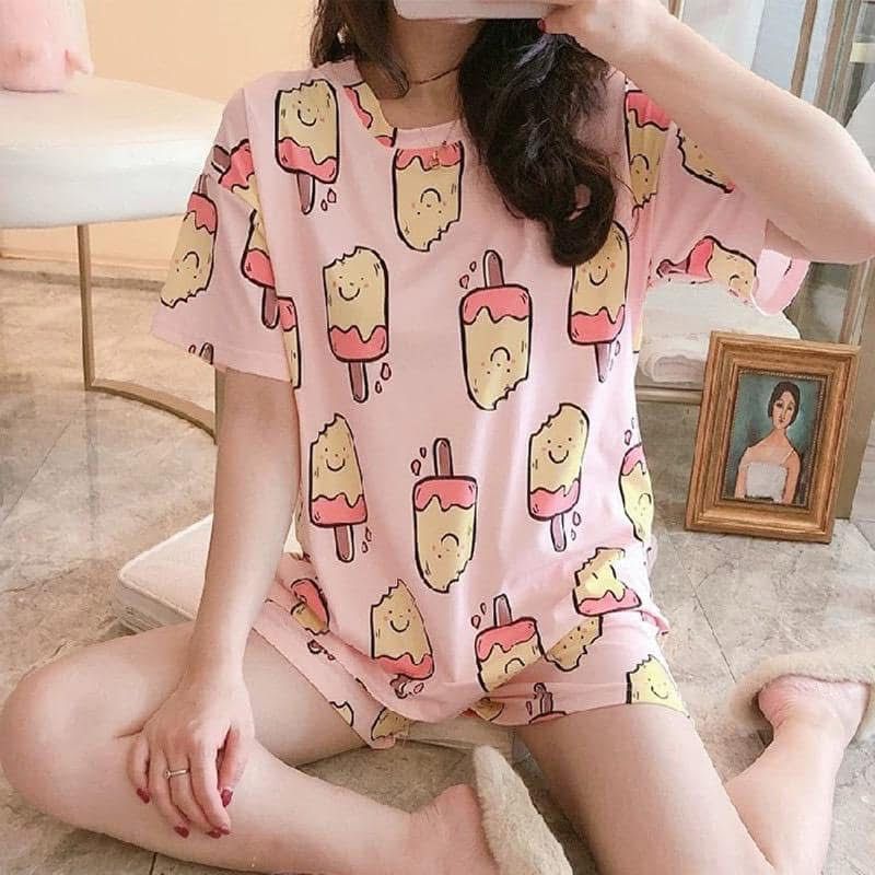 Women’s Beautiful Multi Color Nightwear Set (One Fit All)