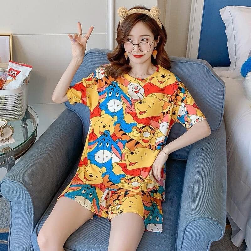 Women’s Beautiful Multi Color Nightwear Set (One Fit All)